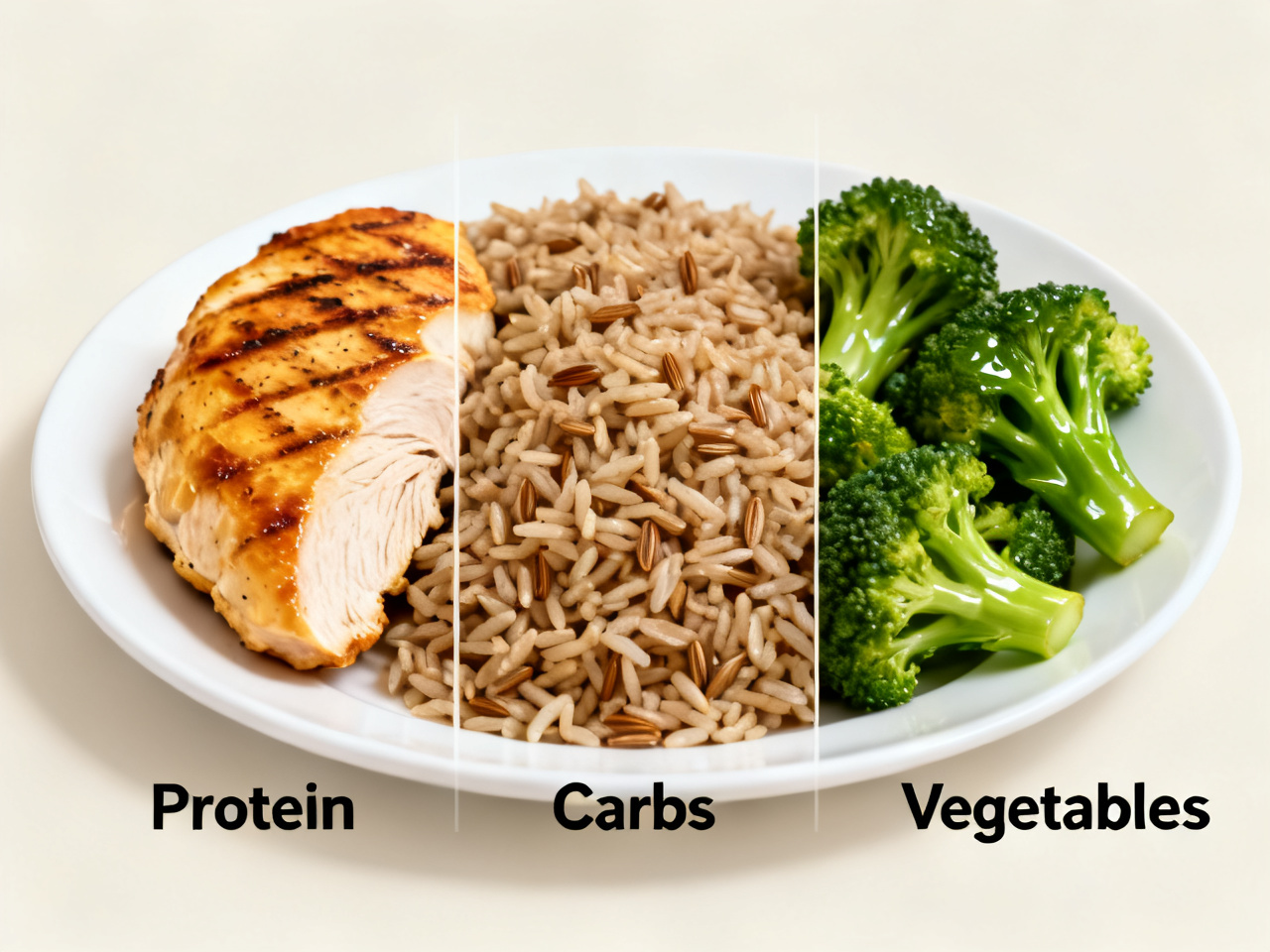 Hipsbones macronutrient balance plate guide